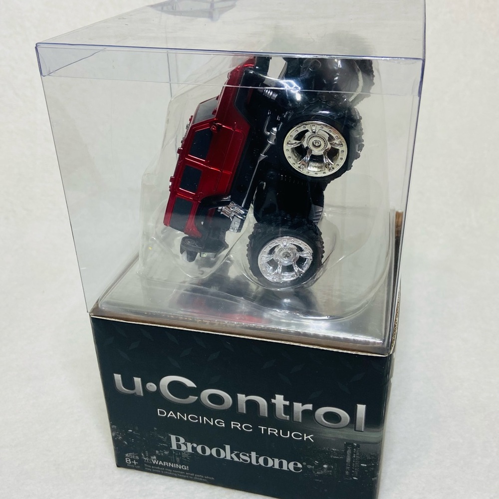 4” Brookstone U Control Dancing Remote Control  RC Battery Operated Truck Red